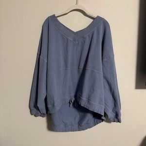Lululemon v-neck front/back sweatshirt